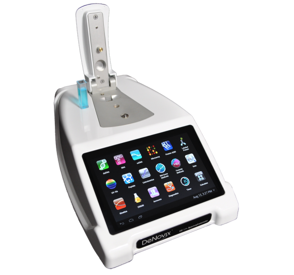 Espectrofotómetro DS11 de DeNovix